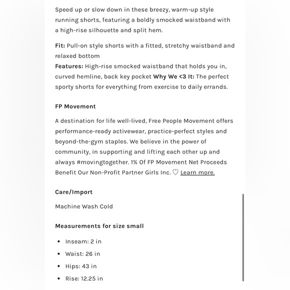 Free People The Way Home Short. Tan/taupe color. Size: Medium. - Picture 5 of 5